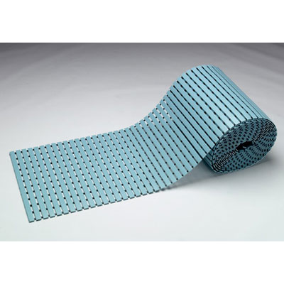 LT. BLUE: Eurodek slatted plastic flooring, 3' wide rolls sold per foot