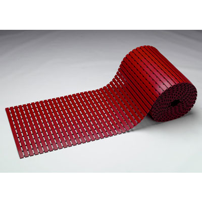 RED: Eurodek slatted plastic flooring, 3' wide rolls sold per foot
