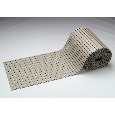 TAN: Eurodek slatted plastic flooring, 3' wide rolls sold per foot